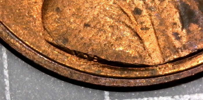 1984-P-Lincoln-Cent-With-Rim-To-Rim-Die-Crack